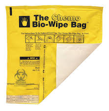 BAG, CHEMO SPILL BIOWIPE, 200/CS